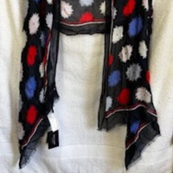 Kate Spade New York "Pop Flower" scarf NWT - Picture 7 of 7
